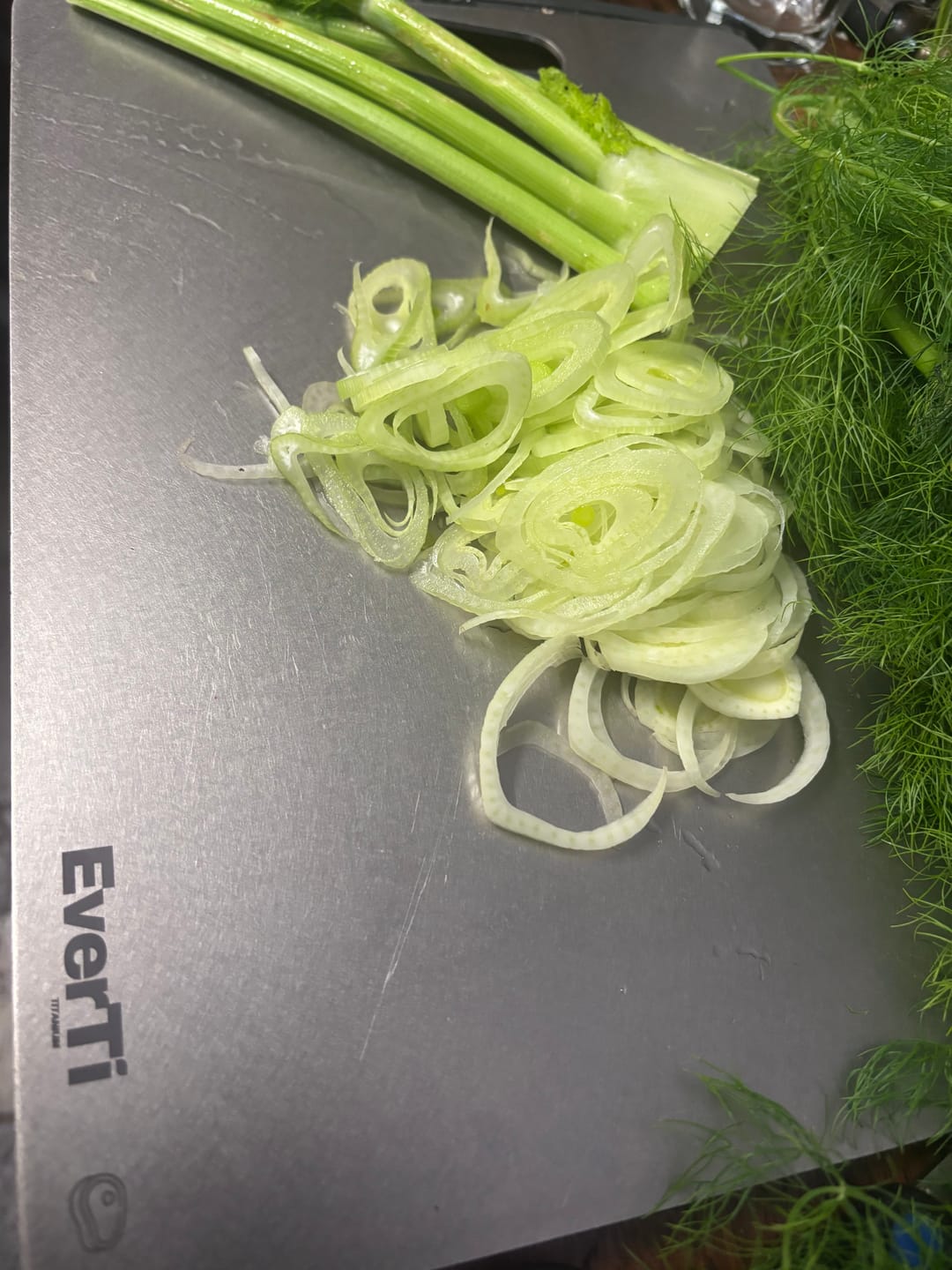 Customer photo review of Titanium Cutting Board