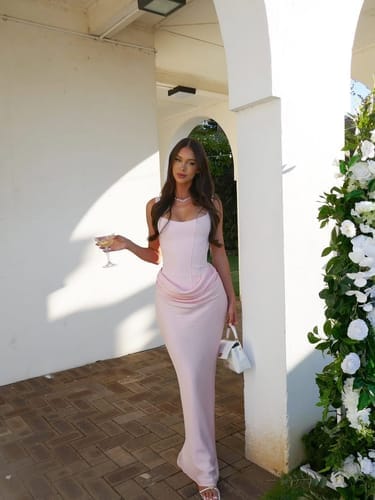 Customer photo review of Cornelia Maxi Dress