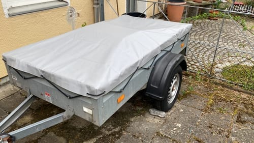 Customer photo review of Anhänger Flachplane 211 x 116 x 8 cm