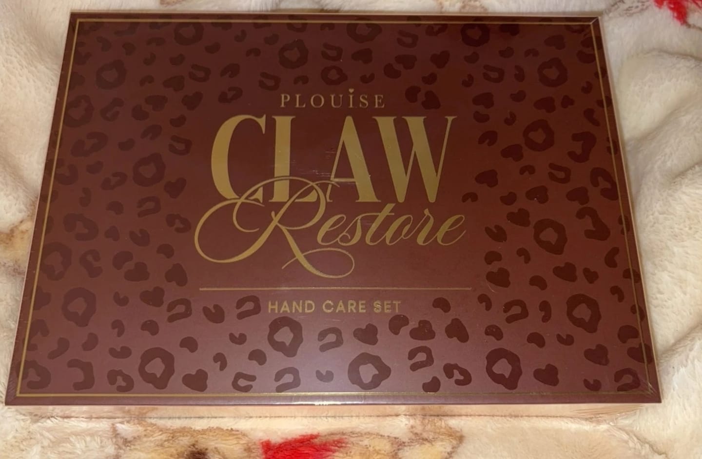Customer photo review of Cheetah Claw Restore Hand Care Set
