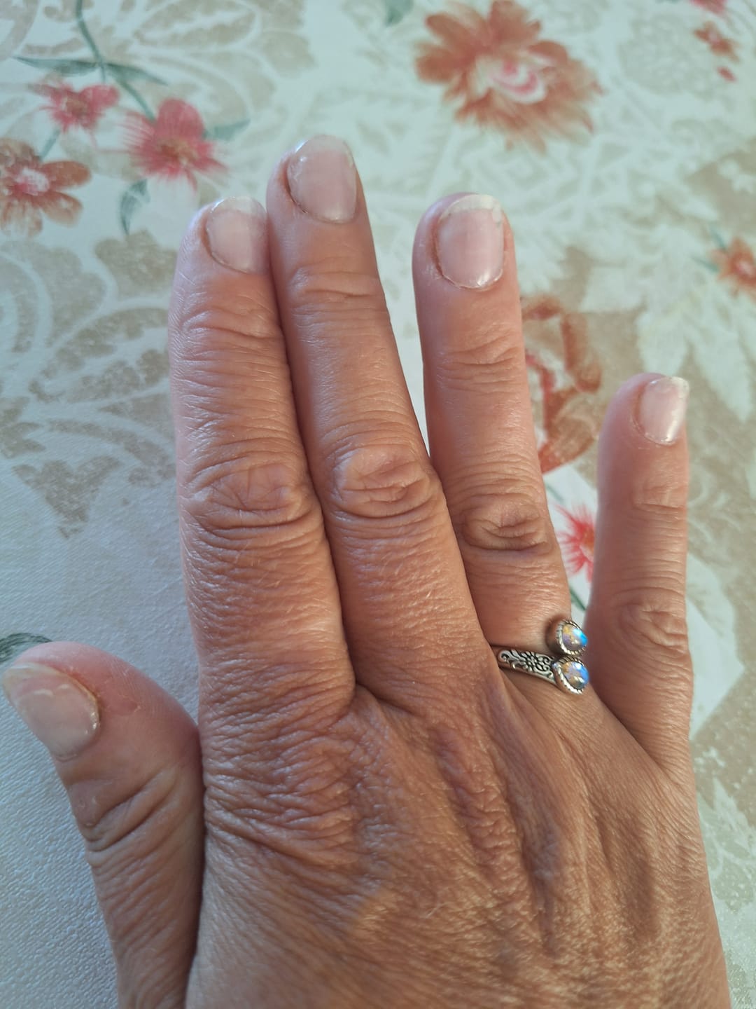 Customer photo review of Crystal Clear Dipping Powder