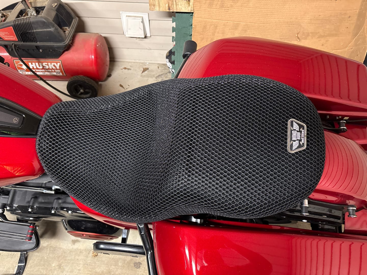 Customer photo review of Wind Rider Seat Cover