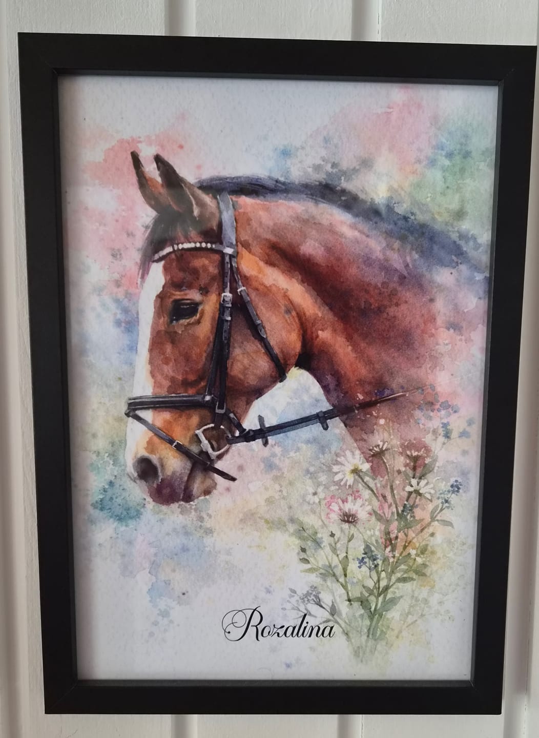 Customer photo review of Personalised Poster - Watercolour