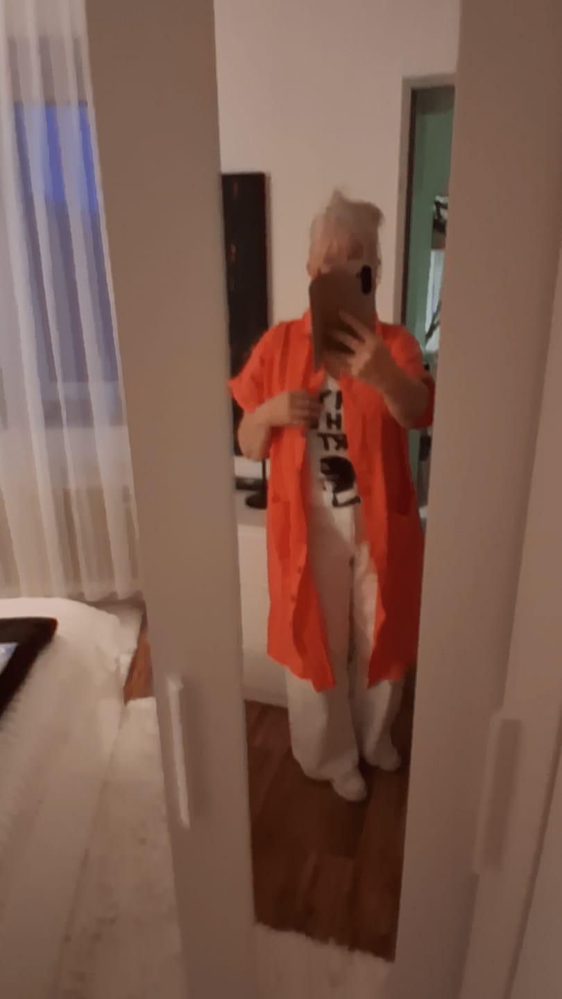 Customer photo review of Robe Chemise Fluide à Boutons
