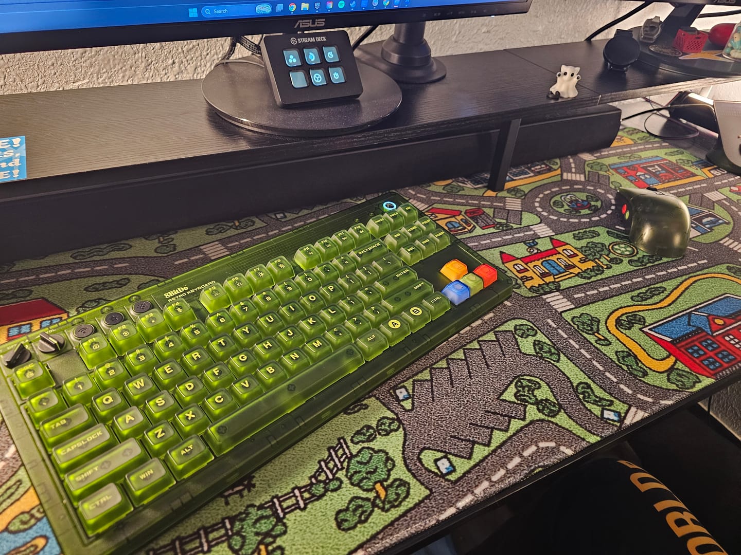 Customer photo review of Retro Cars Mat Mousepad