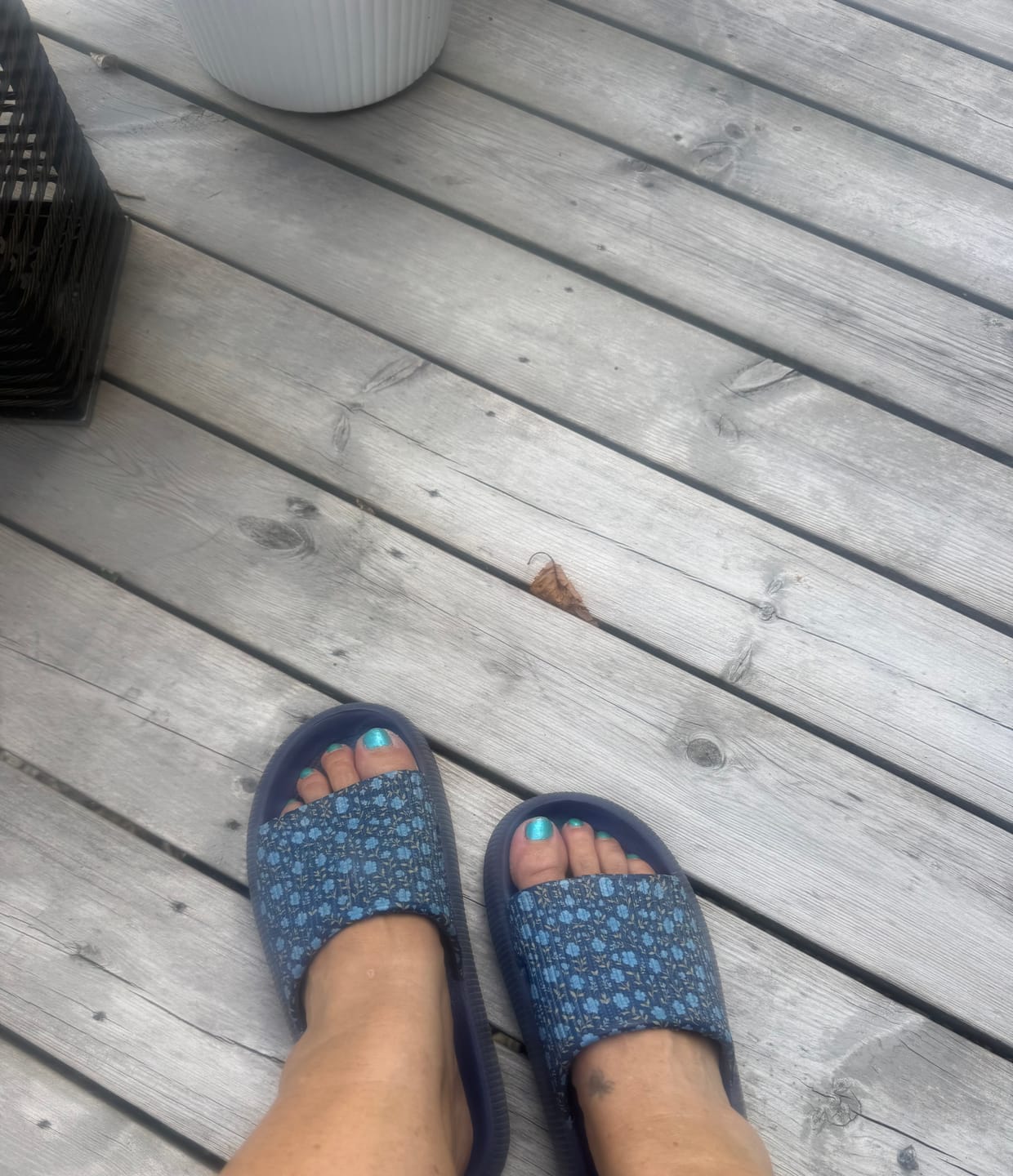 Customer photo review of HappyFlops Botanics