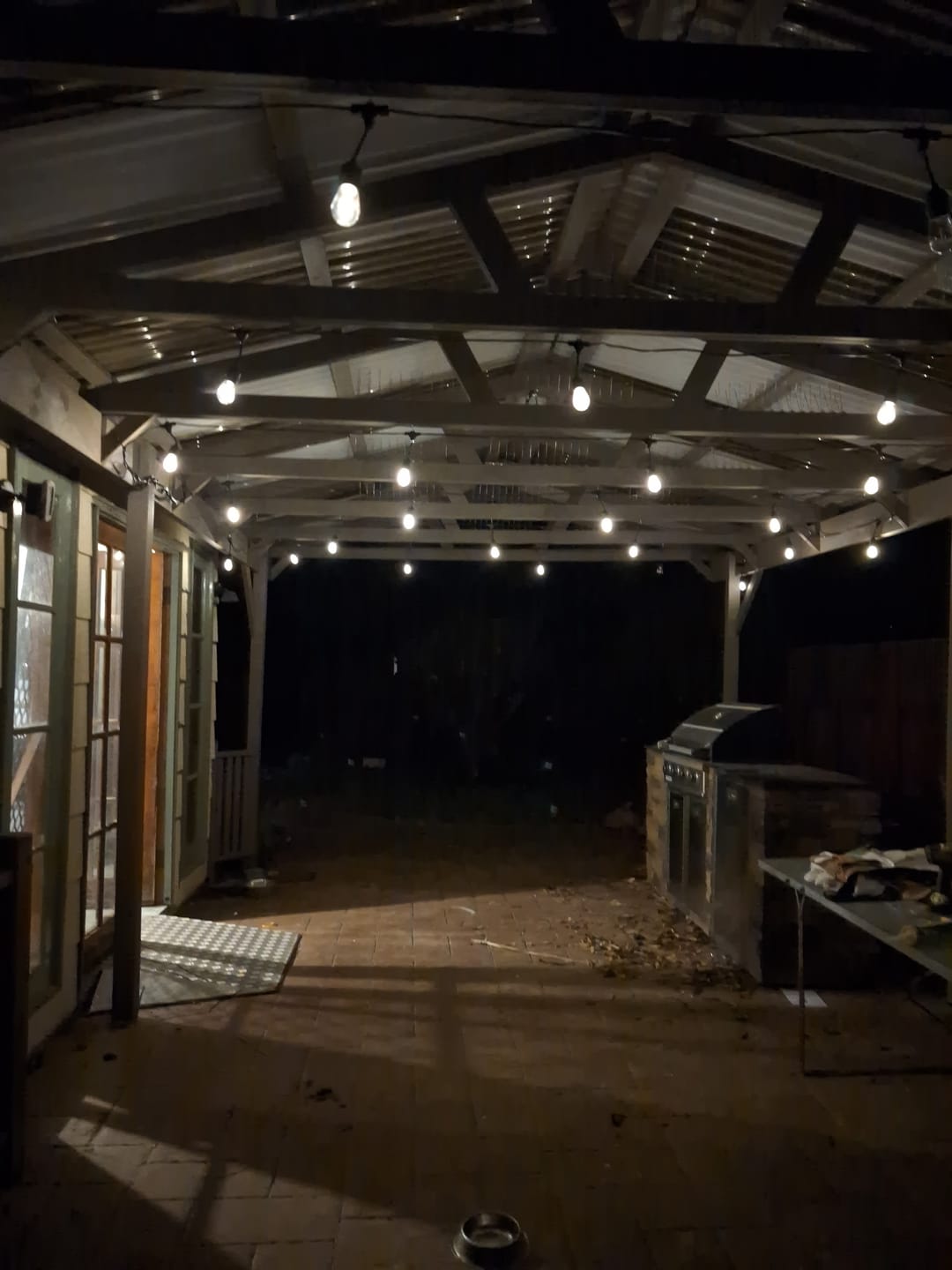 Customer photo review of Solar Festoon Lights