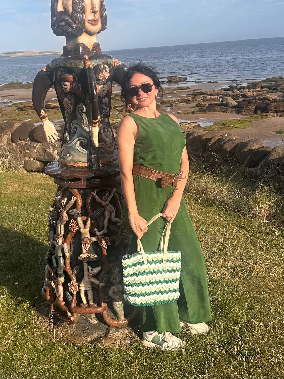 Customer photo review of Seabreaze Wave Tote Crochet Kit