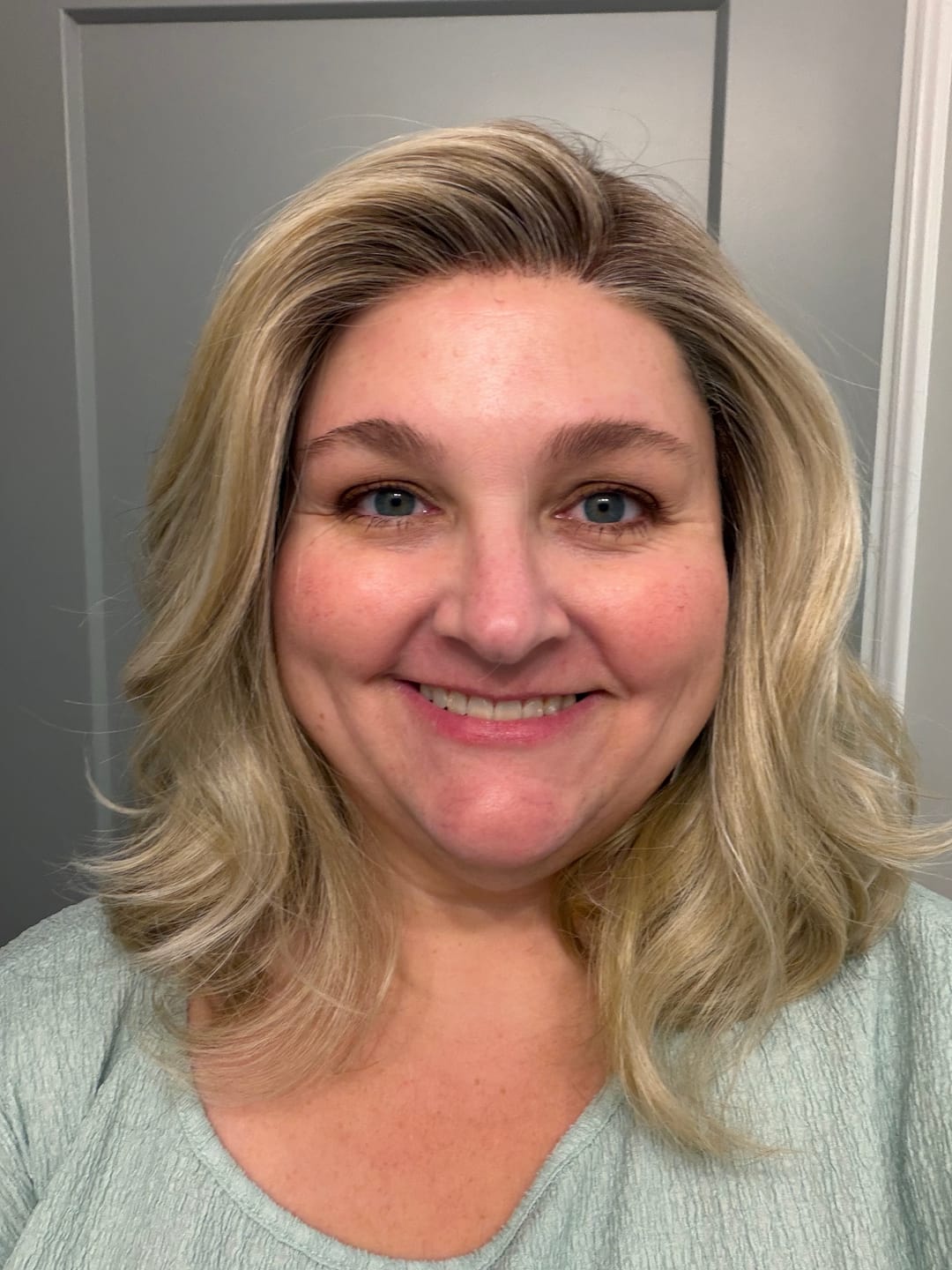 Customer photo review of PERFECTLY POISED - Cream Soda Blonde