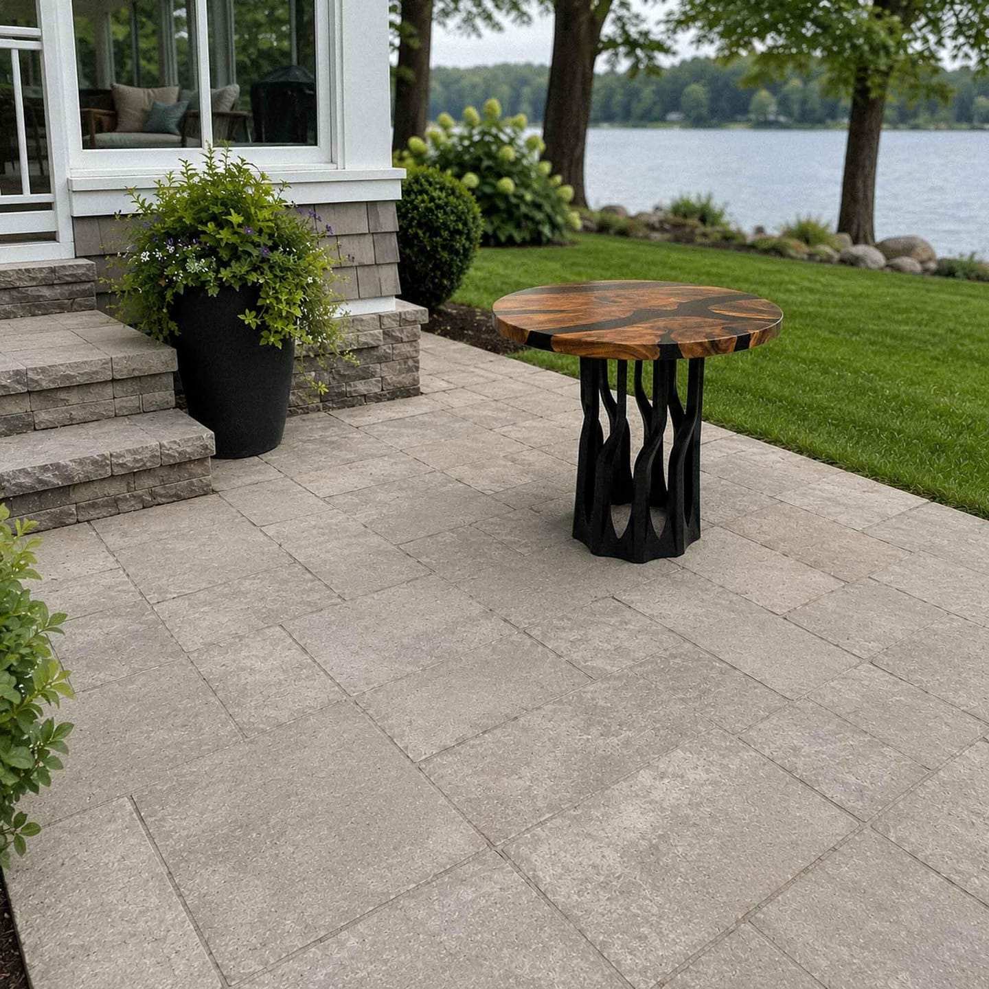 Customer photo review of Handcrafted Dining Table for Contemporary Home - 512 Diadem