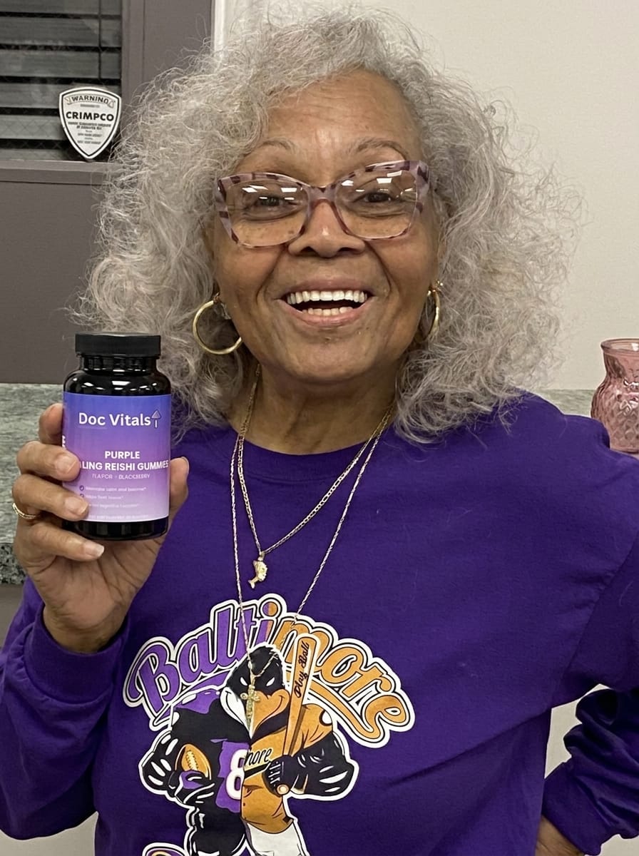 Customer photo review of Dr Sebi's Healing Purple Gummy