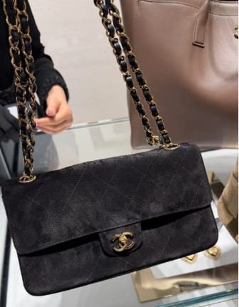 Customer photo review of Chanel 2026 Flap Bag 20cm Suede Leather