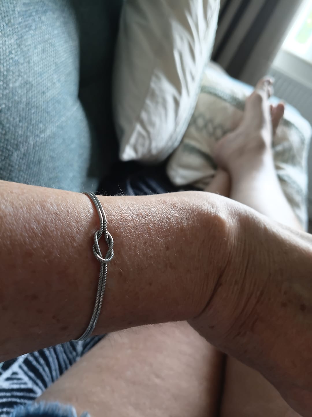 Customer photo review of Forever Knot Bracelet