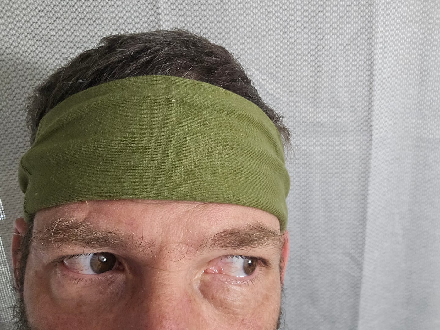 Customer photo review of Thick Organic Cotton Twist Headband