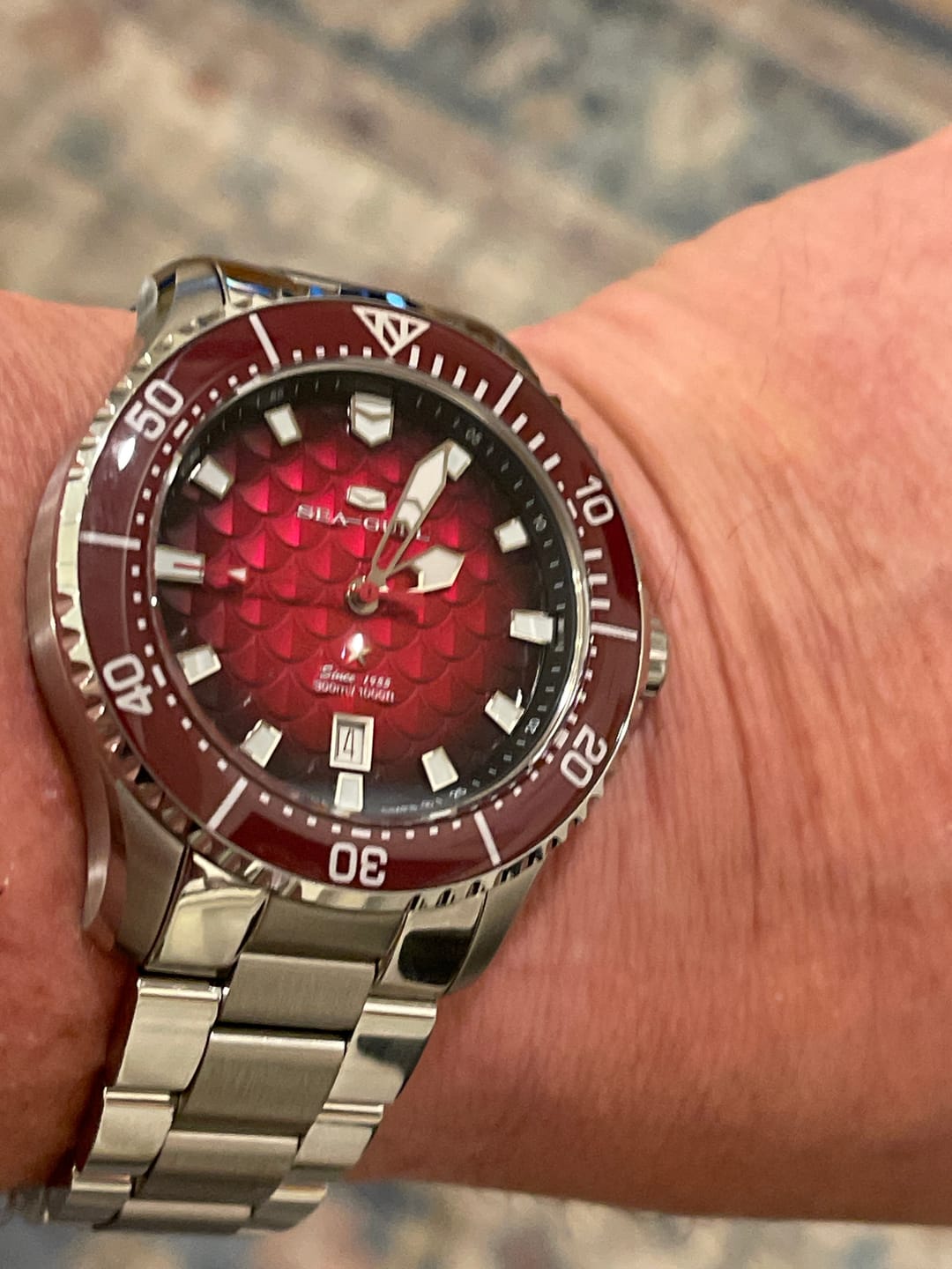 Customer photo review of Ocean Series | Dragon Kings of the Four Seas | Dive | Dual Strap | 44mm