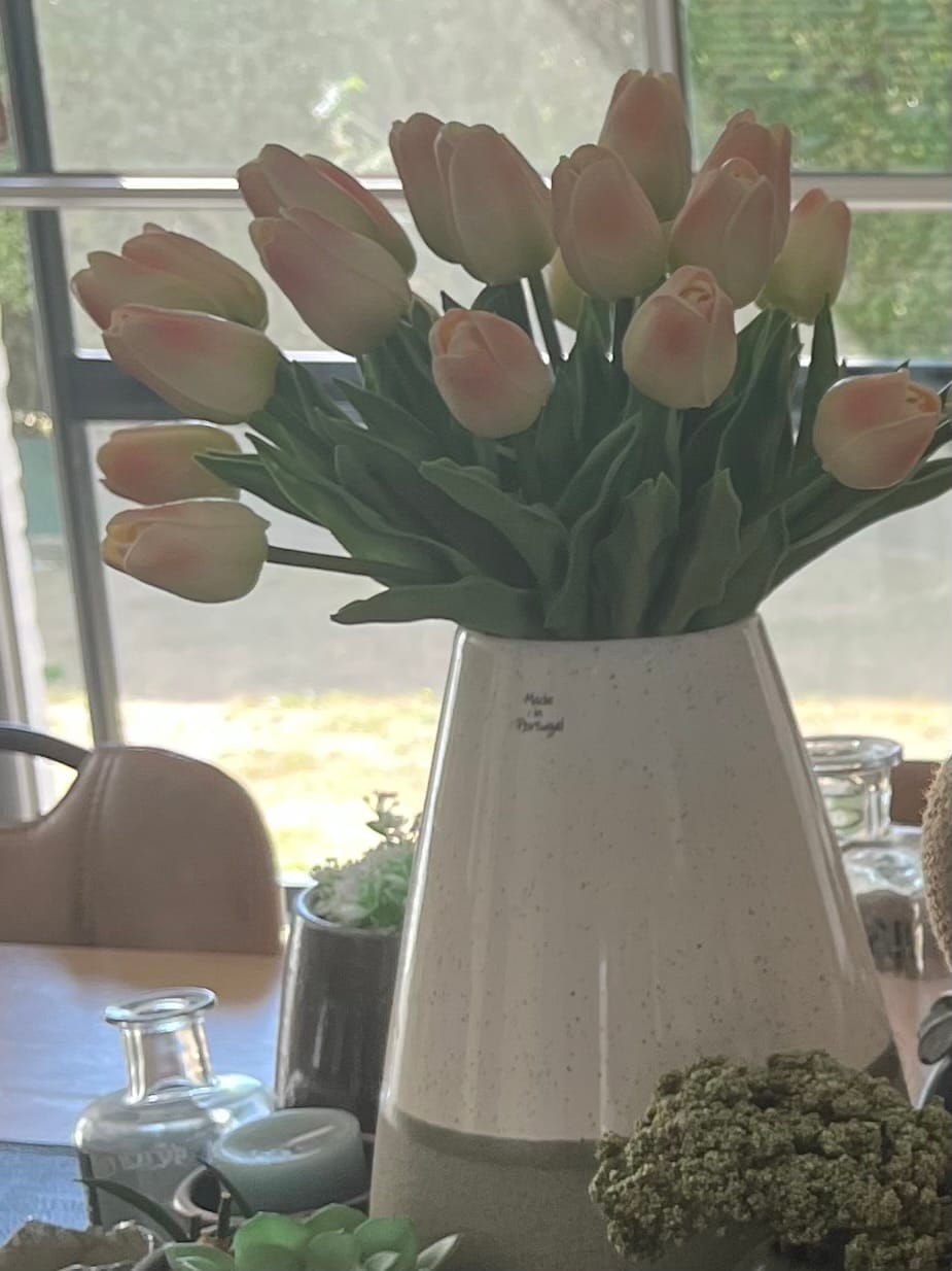 Customer photo review of Tulpen Boeket - Oud Roze (25 stengels)
