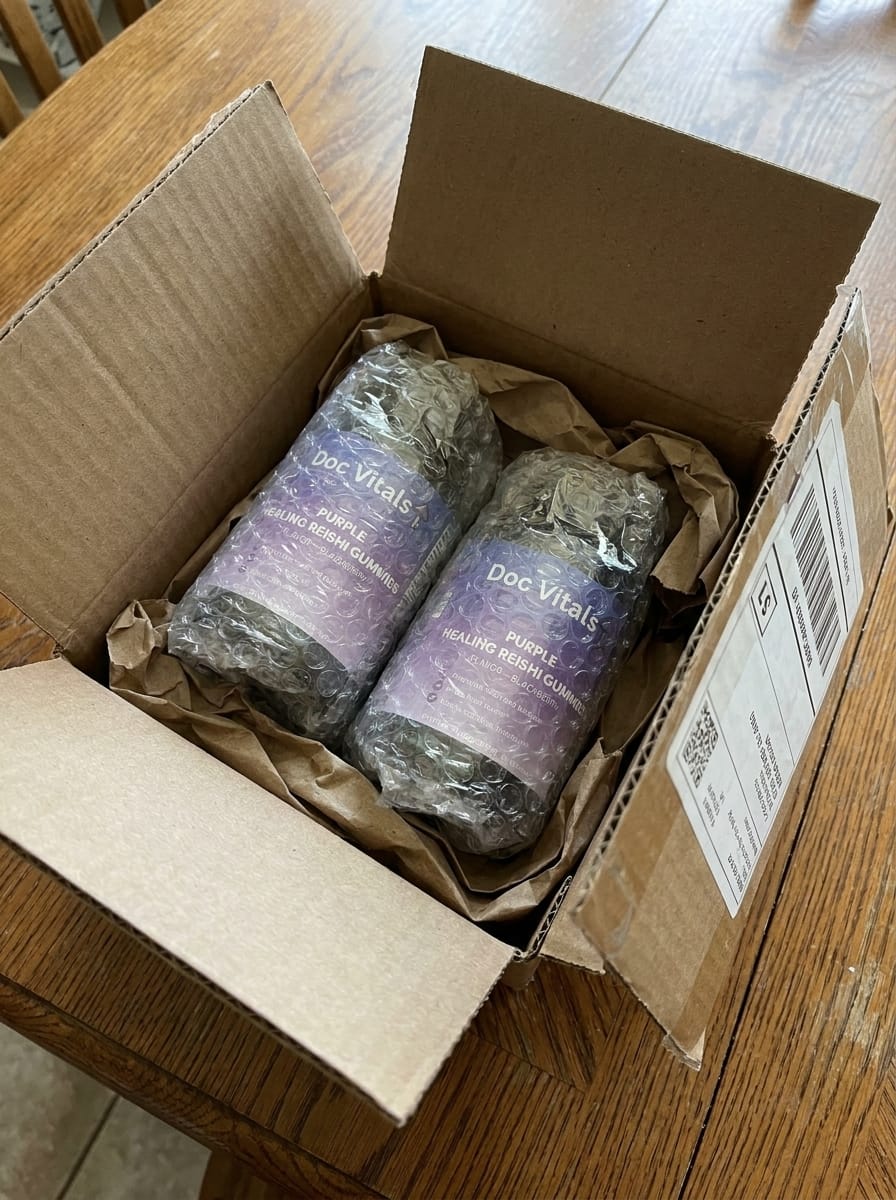 Customer photo review of Dr Sebi's Healing Purple Gummy