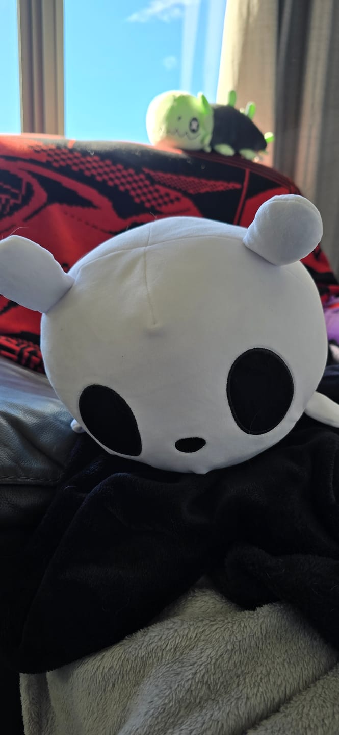 Customer photo review of Rain World - Survivor Slugcat Pillow Plush