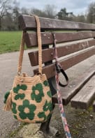 Customer photo review of Bolso de Ganchillo Hecho a Mano