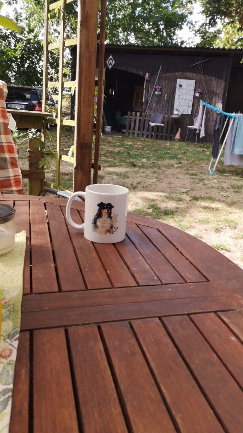 Customer photo review of Personalisierte Tasse - Aquarell