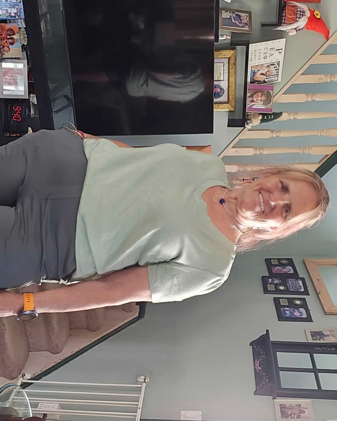 Customer photo review of Women's High-Waisted Athletic Bermuda Shorts with Pockets – Running, Yoga, Summer Casual Activewear