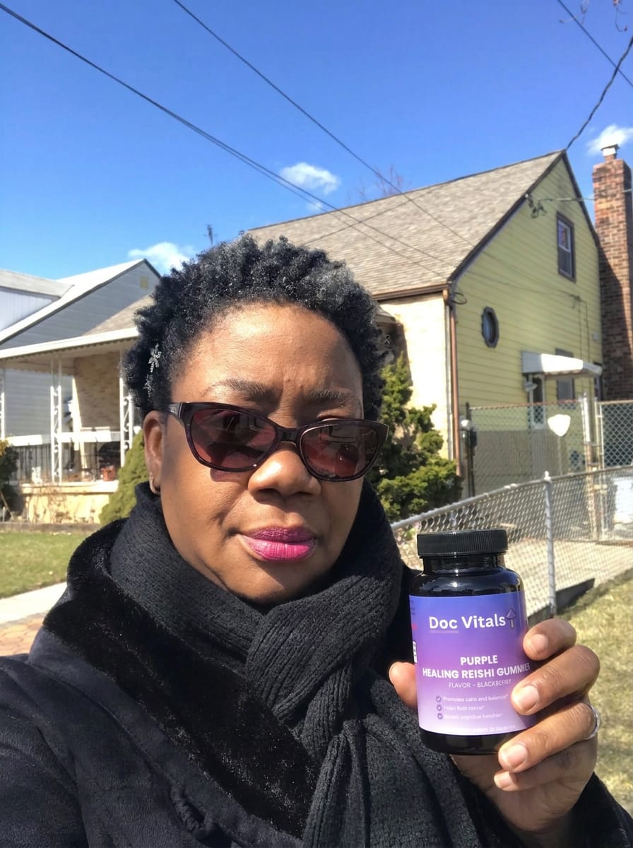 Customer photo review of Dr Sebi's Healing Purple Gummy