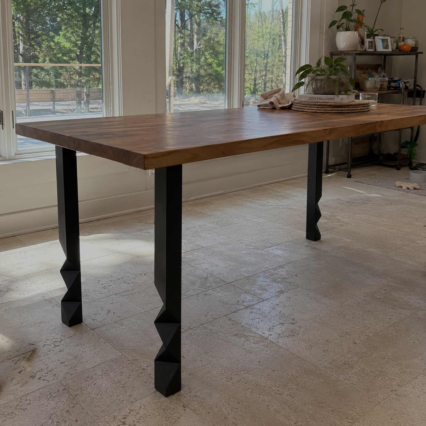 Customer photo review of Dining Table for Wooden Kitchen Furniture - 412 Pascal