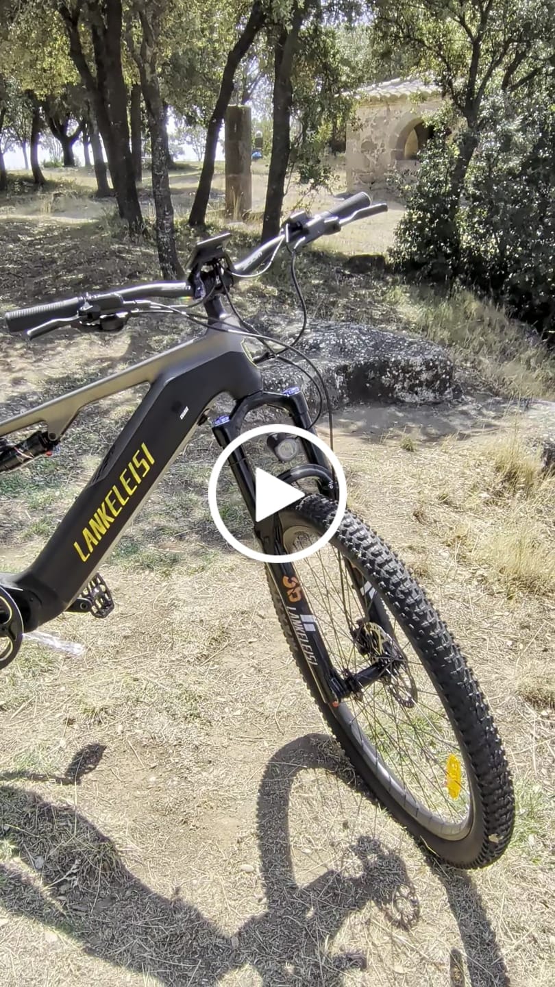 Customer video review of Lankeleisi MG600 Pro 250W 29" Trails E-Mountain Bike 150/130 mm Full Suspension EMTB 960Wh Battery
