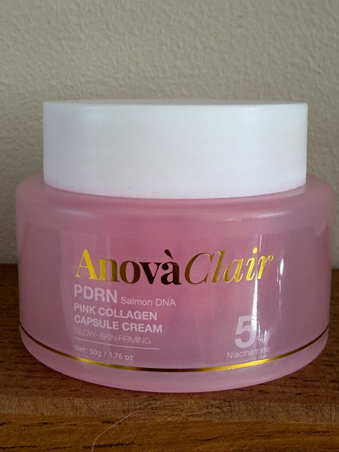Customer photo review of PDRN Pink Collagen Capsule Cream