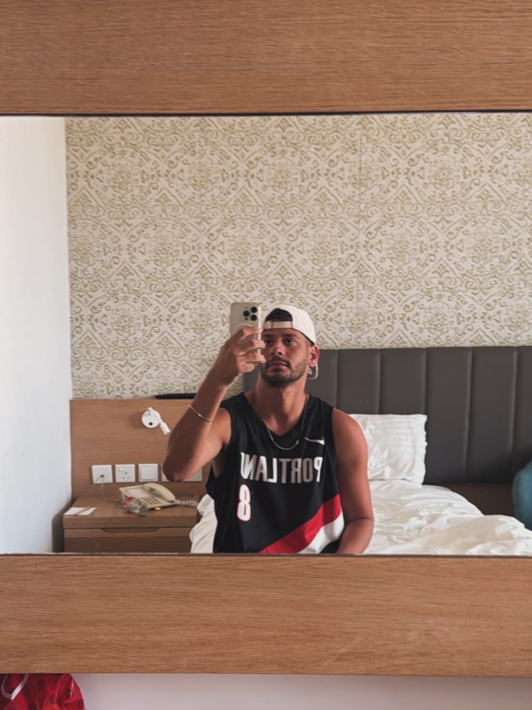Customer photo review of גופיית NBA דני אבדיה פורטלנד טרייל בלייזרס –  שחור 2025/26 | HOOPERS