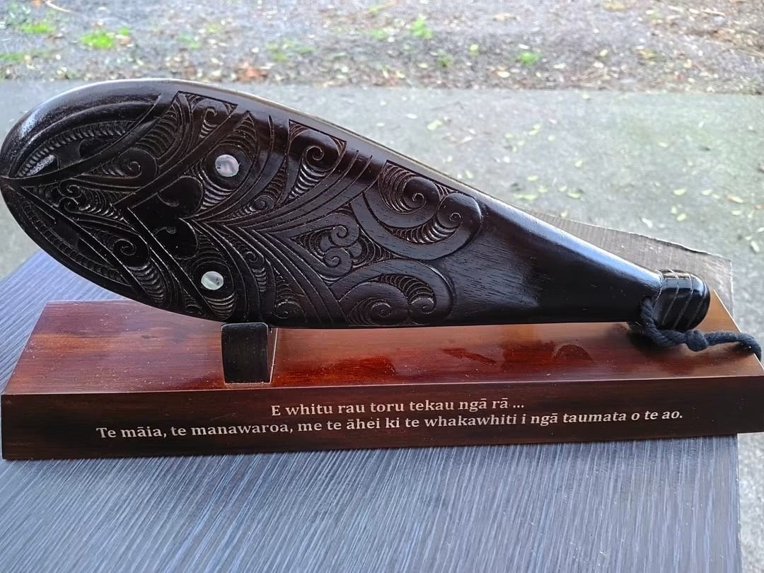 Customer photo review of Mahogany Maori Patu
