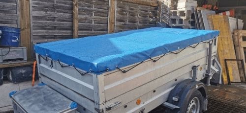 Customer photo review of Anhänger Flachplane 257,5 x 134,5 x 8 cm