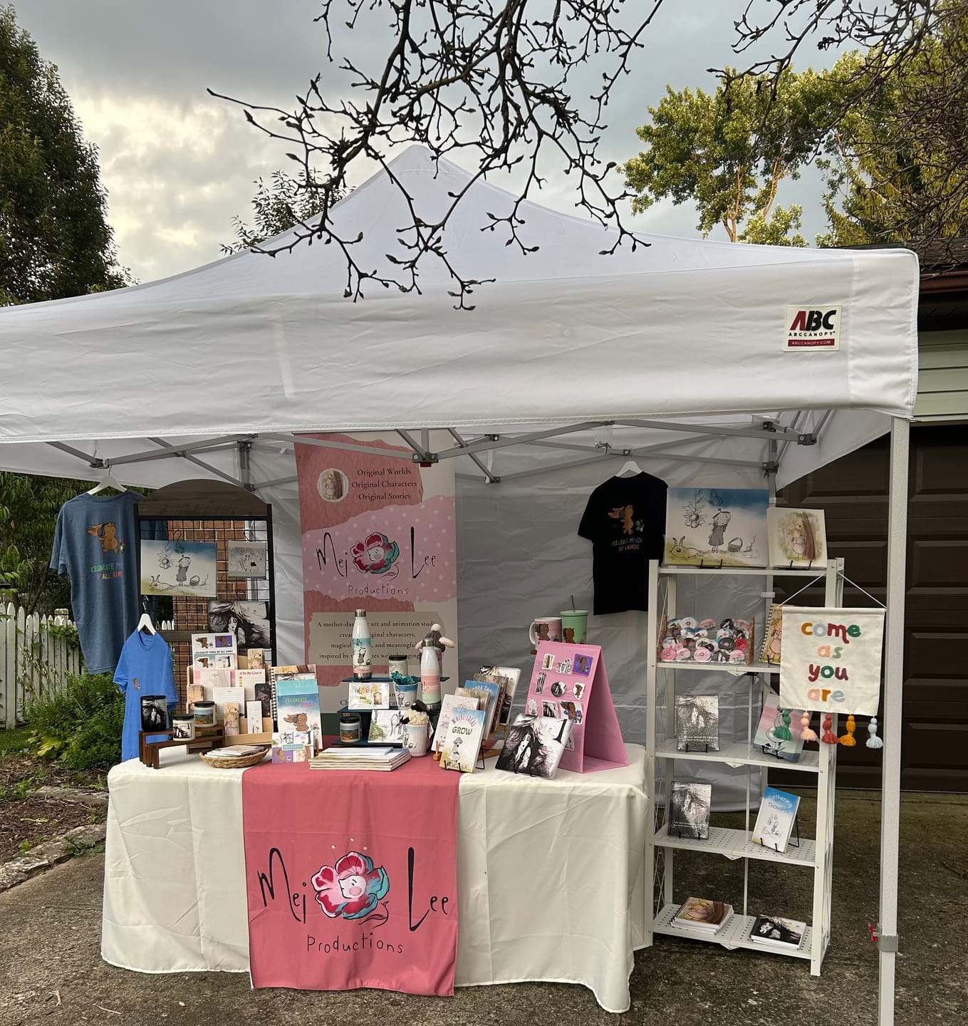 Customer photo review of ABCCANOPY Custom Canopy & Pop Up Tent Banner (Photo, Text, Logo)