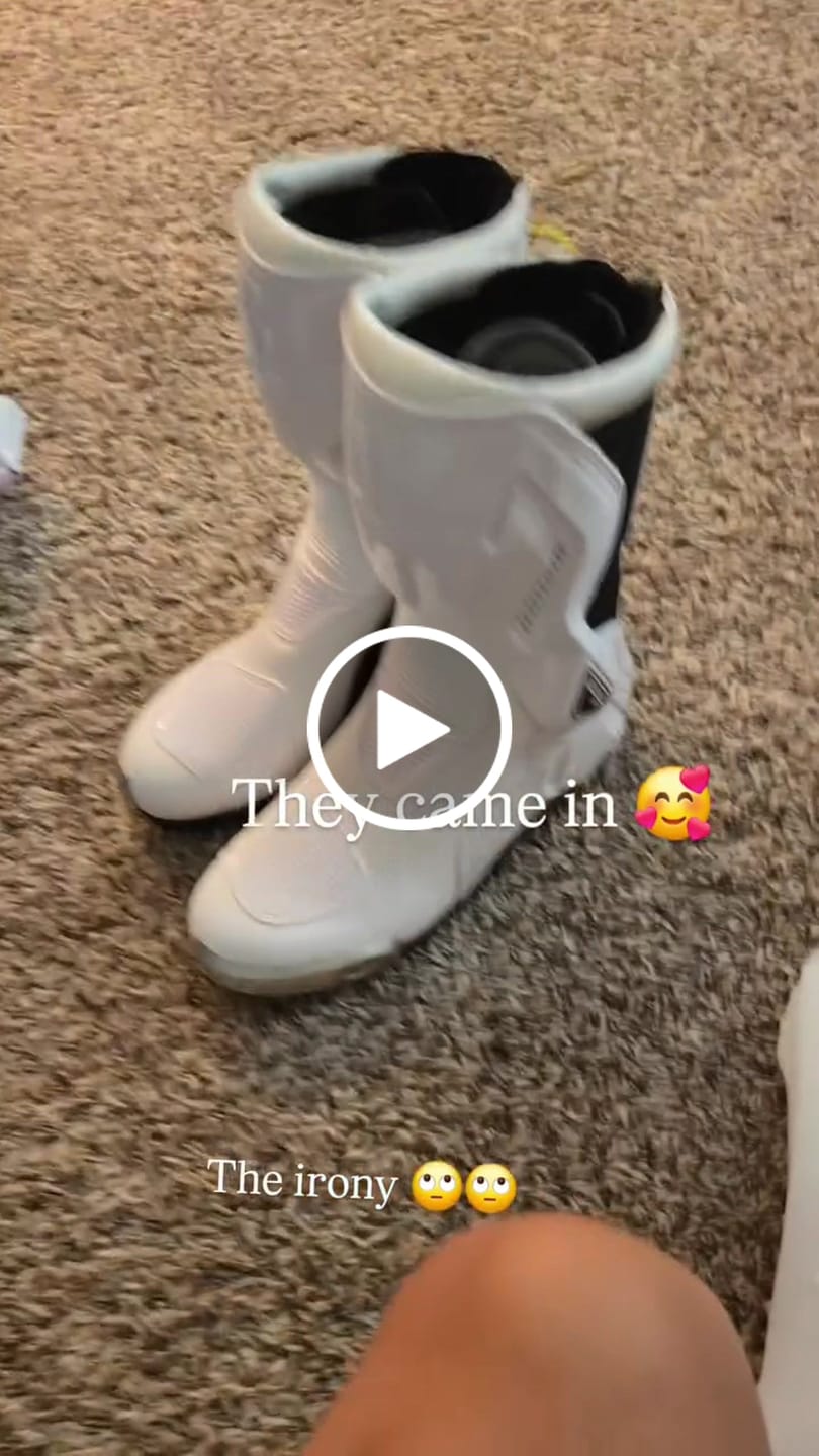 Customer video review of Motorcycle Riding Boots White