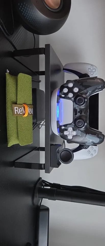 Customer photo review of Monitor Stand Riser with Storage Shelf