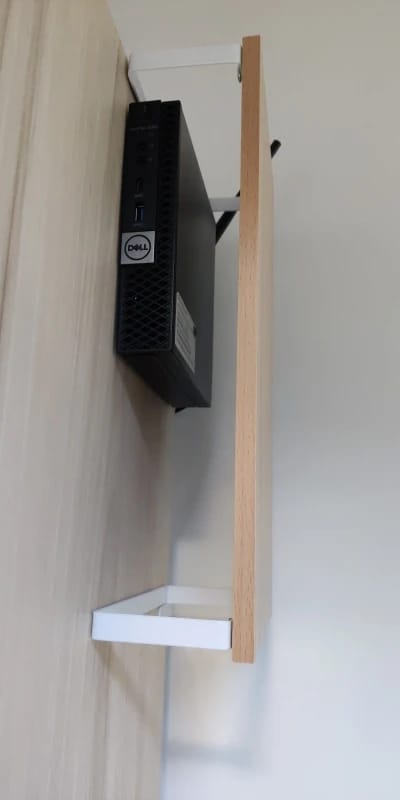 Customer photo review of Monitor Stand Riser with Storage Shelf