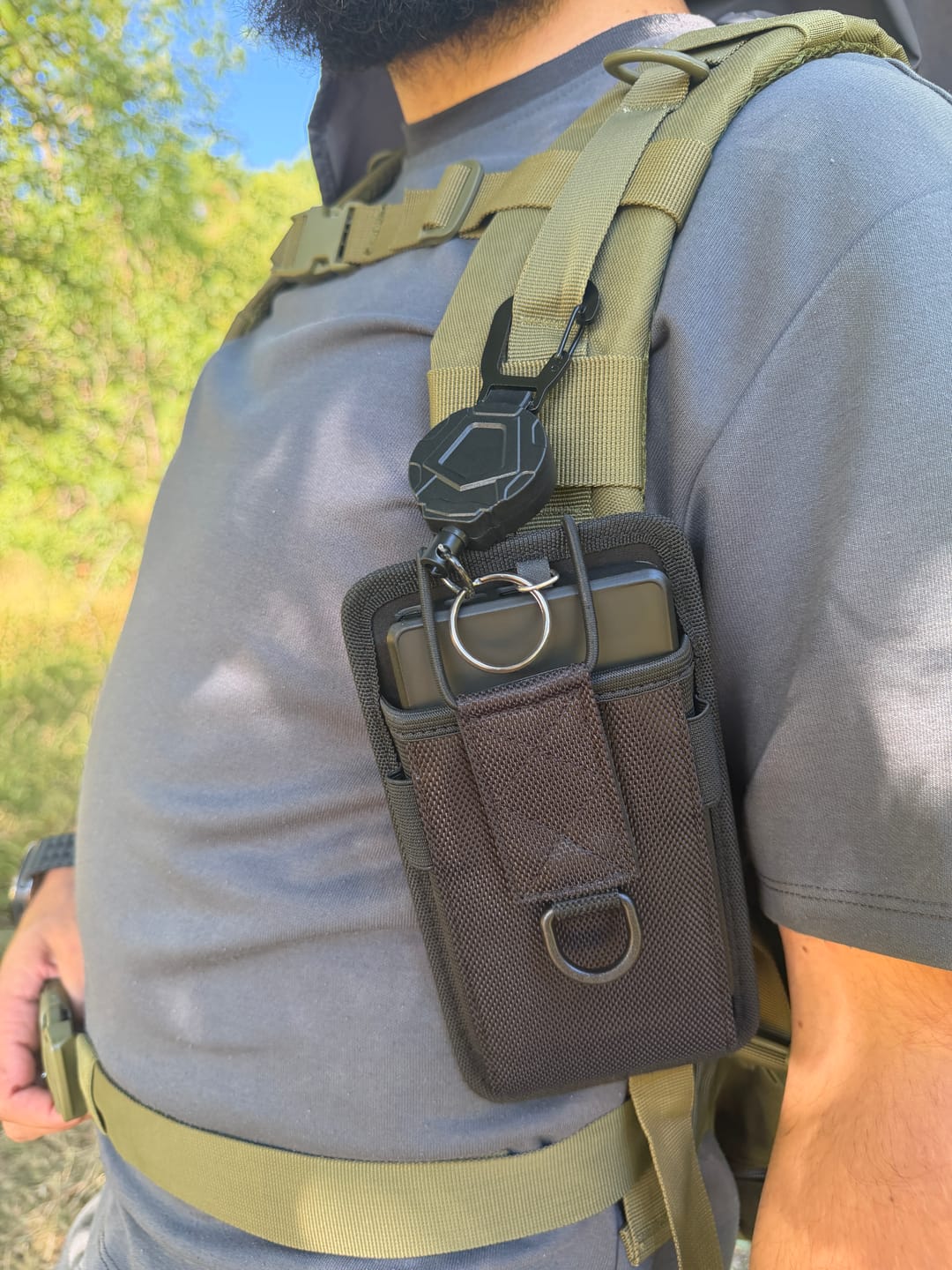 Customer photo review of PhoneZip Pro | Handysicherung Outdoor