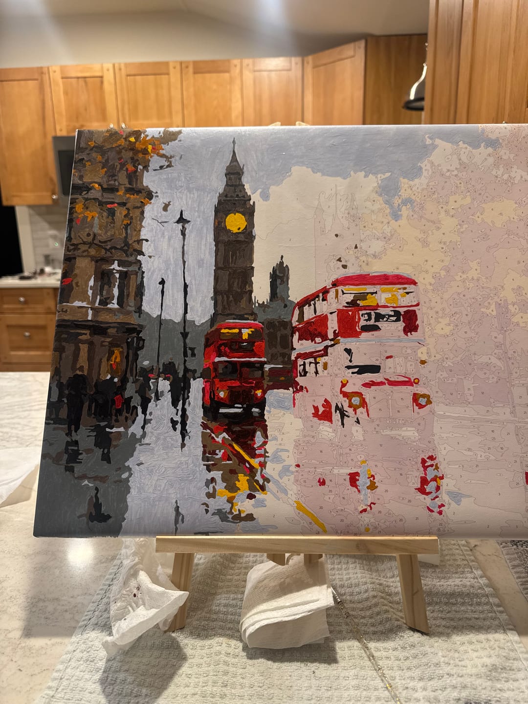 Customer photo review of Timeless London | Paint by Number