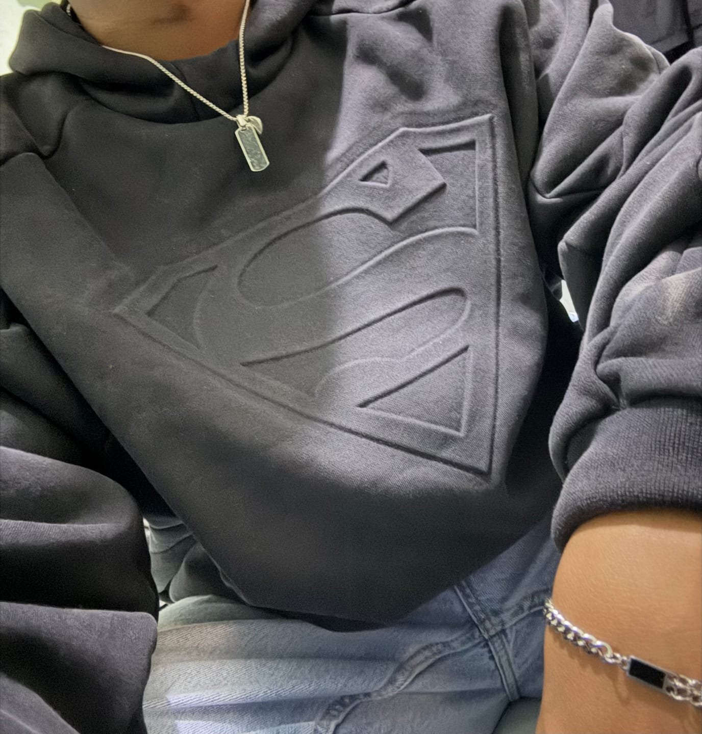 Customer photo review of 5094 - Superman Shield Hoodies