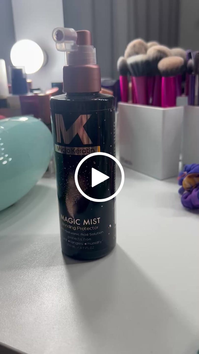 Customer video review of Mycro Keratin Magic Mist Bonding Protector - Heat Protectant Spray 200ml
