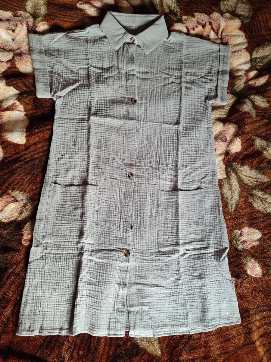 Customer photo review of Robe Chemise Fluide à Boutons