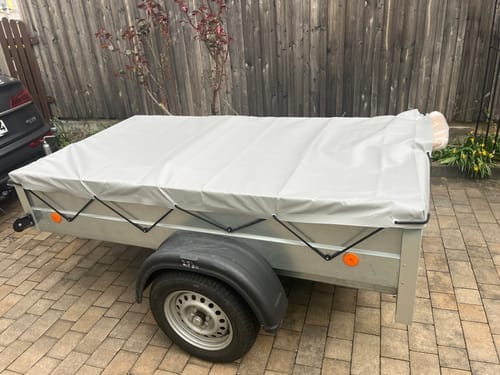 Customer photo review of Anhänger Flachplane 211 x 116 x 8 cm