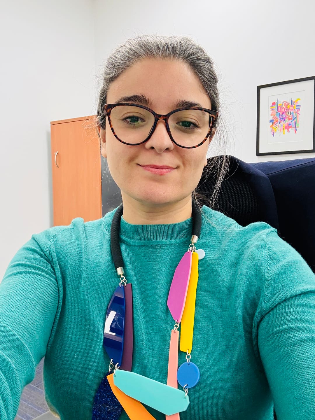 Customer photo review of Collar Arquitecta Dos