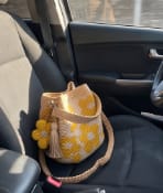 Customer photo review of Bolso de Ganchillo Hecho a Mano