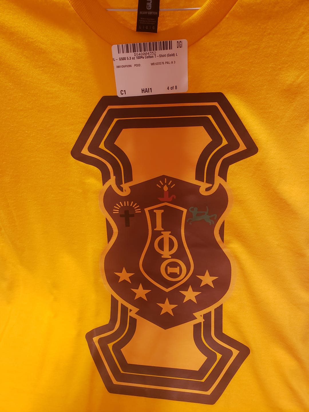 Customer photo review of Iota Phi Theta T-Shirt Ed. 1