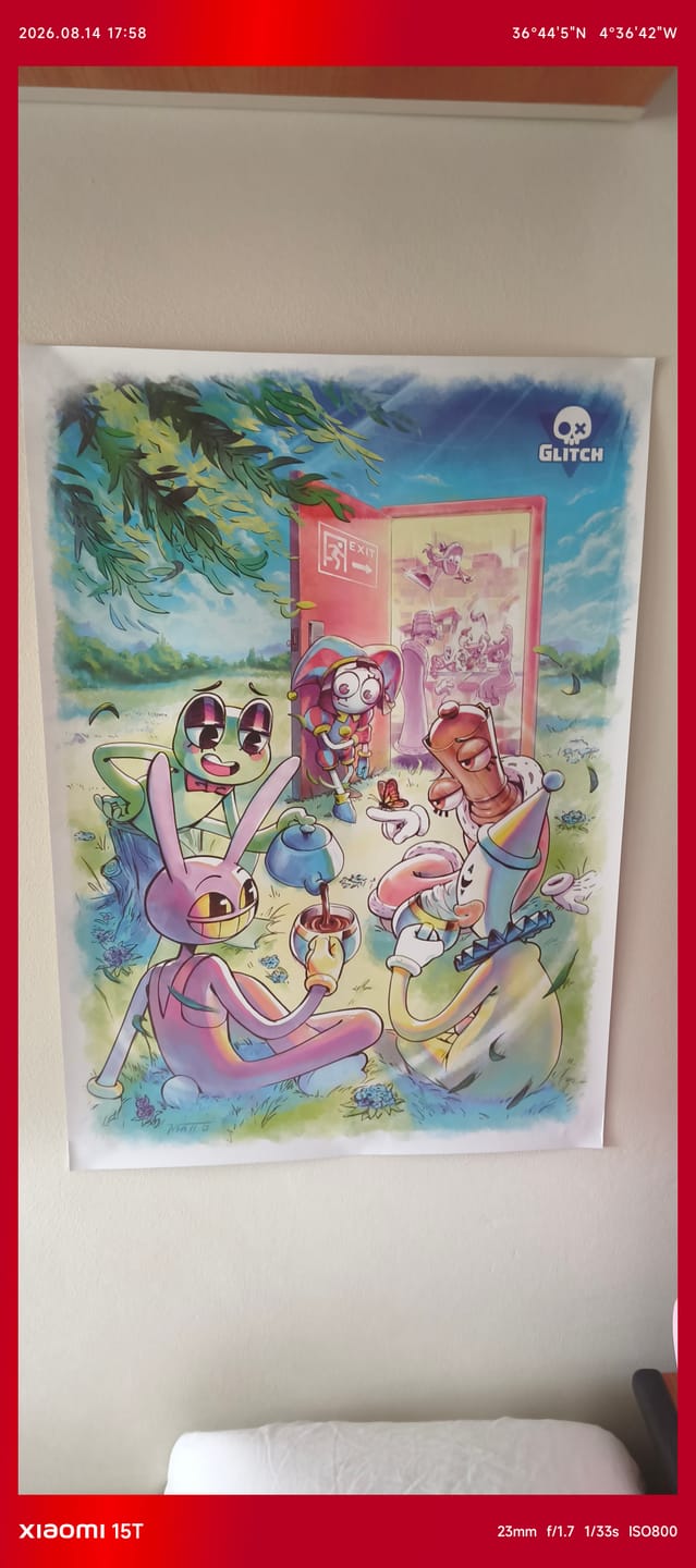 Customer photo review of The Amazing Digital Circus Finale Poster