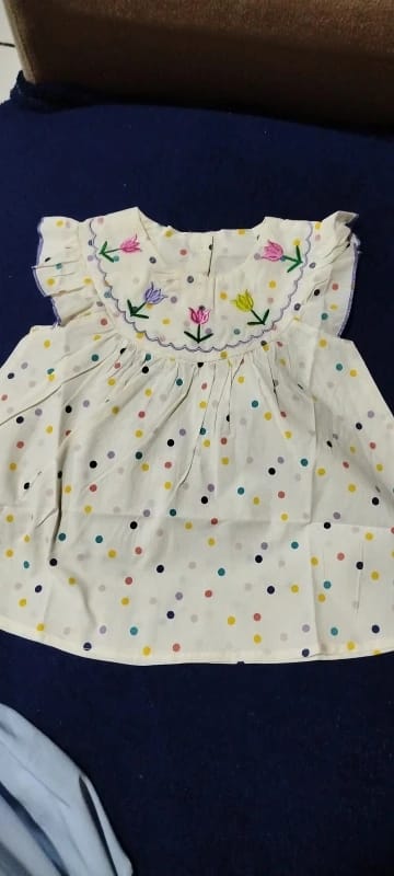 Customer photo review of Polka Dot Floral Dress