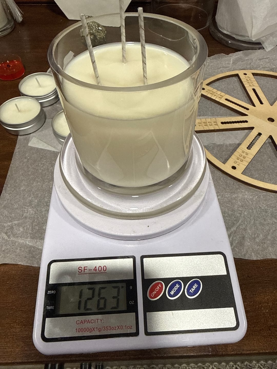 Customer photo review of MECHAS PARA VELAS DE TÉ
