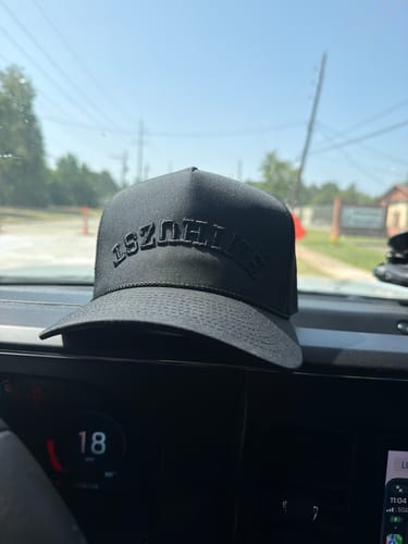 Customer photo review of BLACK OUT TRUCKER HAT