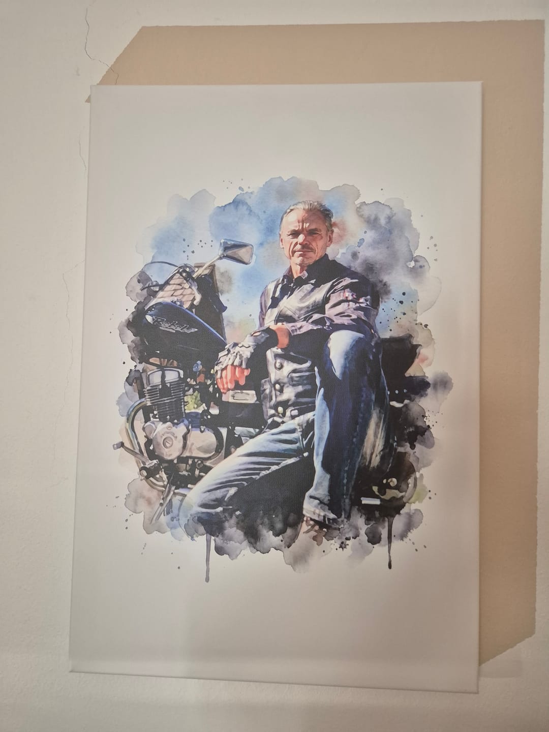Customer photo review of Dein Auto / Motorrad als Aquarell-Kunstwerk